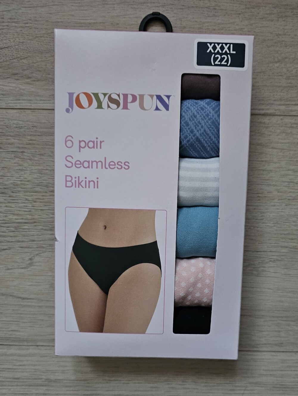 Joyspun Women's Seamless Bikini Panties - size XXXL